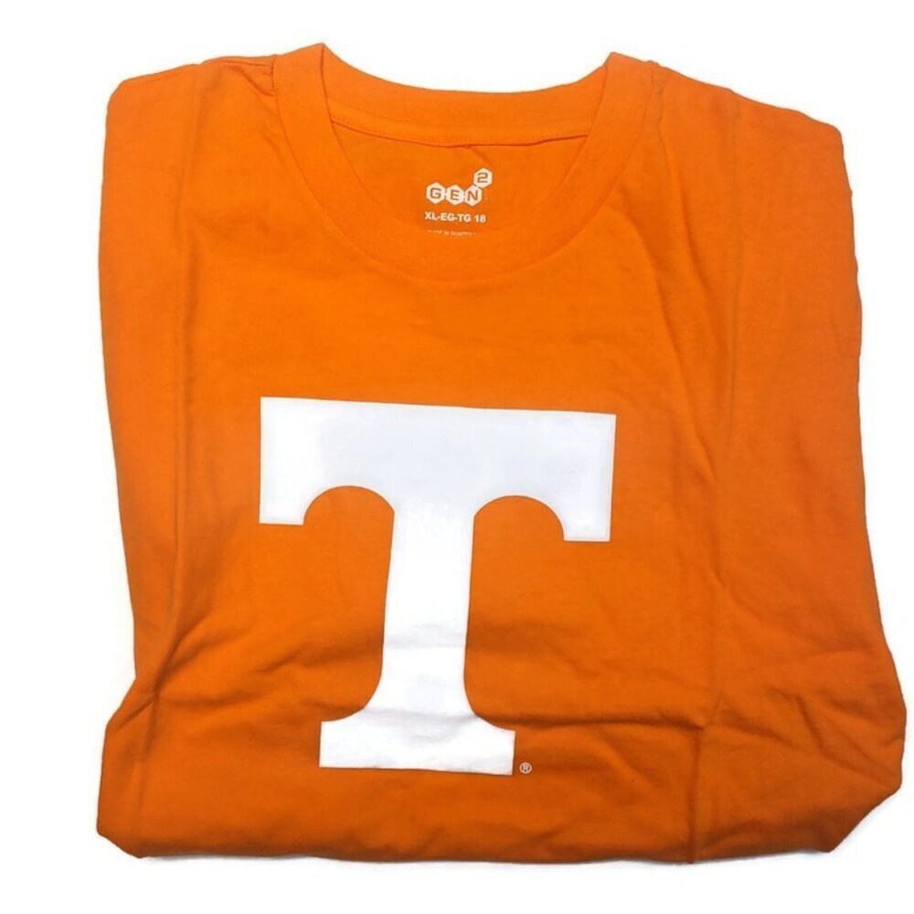 NCAA Tennessee Volunteers Youth Boys XL 18 Team Logo Short Sleeve T-Shirt Orange - Picture 4 of 4